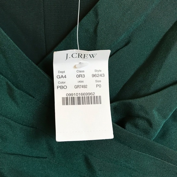 J.Crew Green Silk Dress - Picture 3 of 8